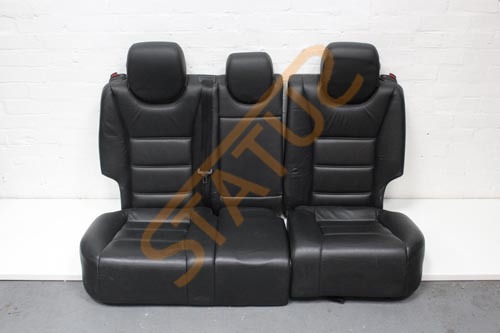 Porsche Cayenne 955 957 Black Leather Interior Seats